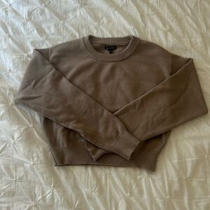 Kendall & Kylie Gray Cropped Sweater - US Size L